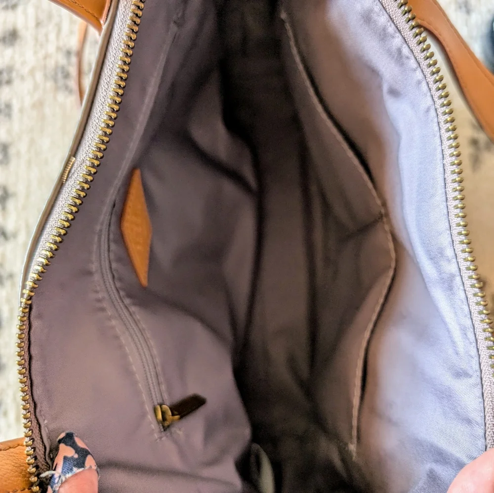 Fossil Leather Cross-Body Bag - Picture 3 of 7
